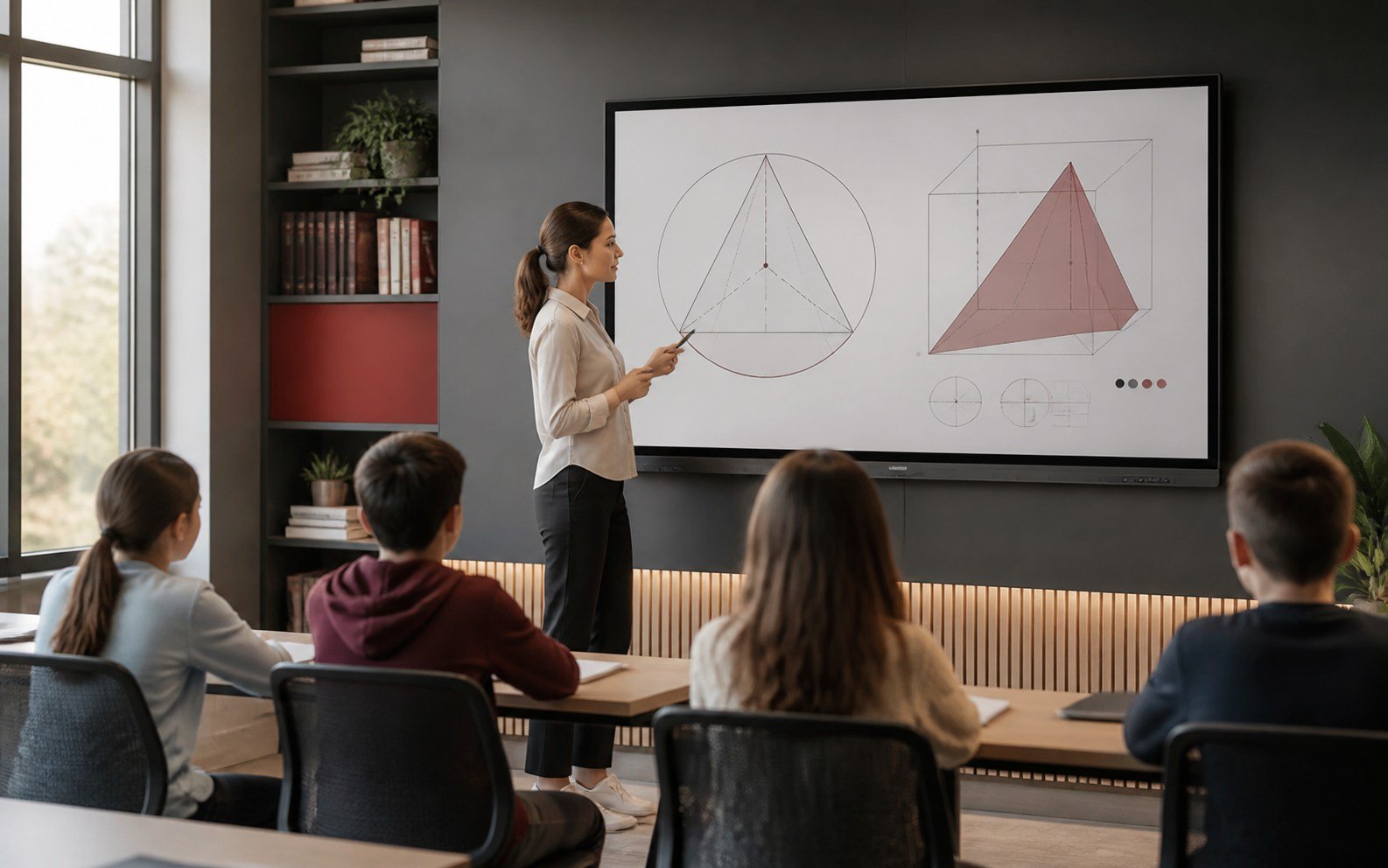 Touch-enabled display supporting presentation and shared learning